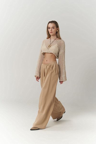 MAİ COLLECTİON Steven Mink Palazzo Trousers
