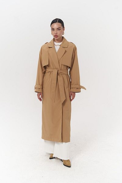 MAİ COLLECTİON Καμπαρντίνα Femme Toffe Oversize
