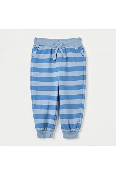 Juniors Striped Joggers with Drawstring Closure