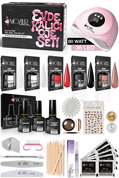 MOZIUR Kalıcı Oje & Nail Art Seti