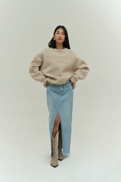 MAİ COLLECTİON Oversize mikina Demain Bone