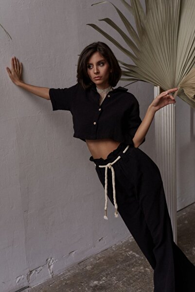 BOHEMAİ Súprava lana Olympos Black mušelín