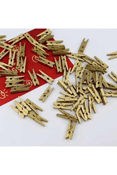 OZN AKSESUAR Mini mandal, ahşap mini mandal, fotoğraf mandalı, dekoratif mand...