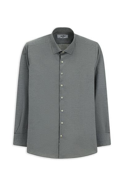 Kiğılı Long Sleeve Classic Easy-Iron Cotton Shirt
