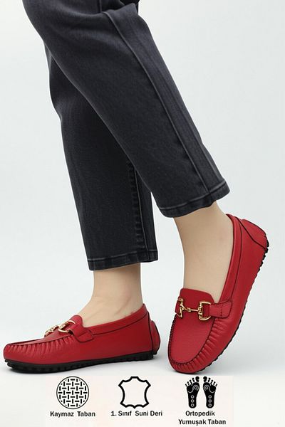 CEYDA SHOES حذاء لوفر نسائي خفيف الوزن ومقدمة بيضاوية - حذاء باليرينا مريح للاستخدام اليومي