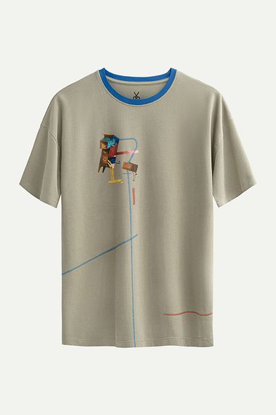 KAFT Tricou unisex cu design supradimensionat - Nclot