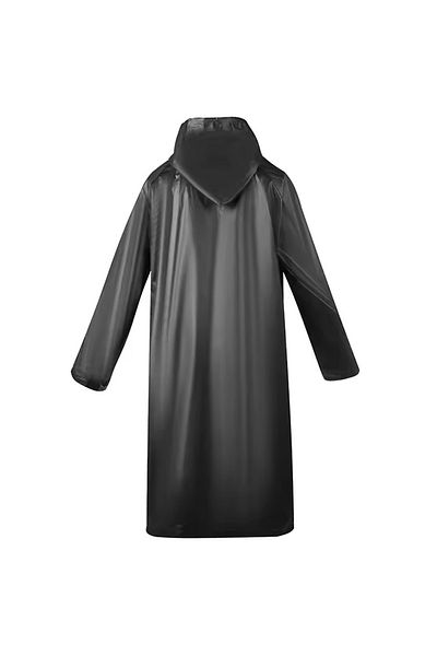 TECOS Raincoat, ®, Black, Waterproof, Dimensions 110x70 Cm, Ideal For Hiking