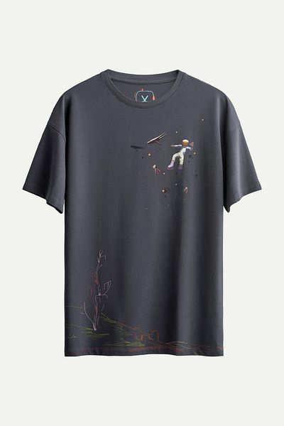 KAFT Unisex Oversize Design T-Shirt - Εξωπλανήτης