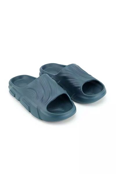 TECOS Men's Slip-on Slippers, ®, Black, Size 42, Ideal for the Beach, 26.5 Centimeters