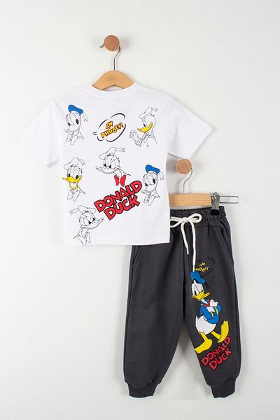 TRENDİMİZBİR Σετ με στάμπα Donald Duck για αγόρια