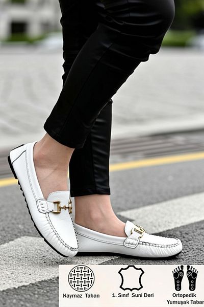 CEYDA SHOES Mocasnic de damă cu talpă ușoară cu vârf oval - pantofi de balerină confortabili de zi cu zi