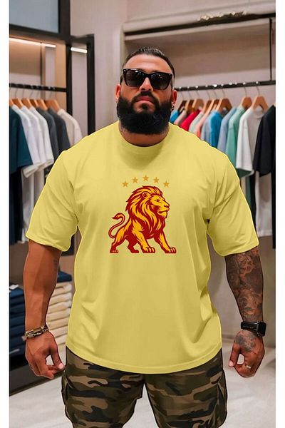 BENROMA Champion Lion Printed Unisex Tee