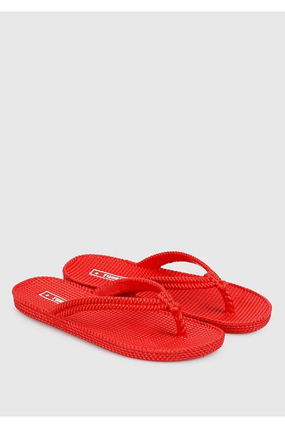 Twigy Women's Red Beach Slippers