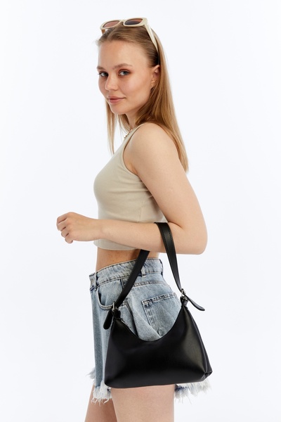 Onouqo Μινιμαλιστική μαύρη γυναικεία τσάντα ώμου - Καθημερινή & κομψή χρήση