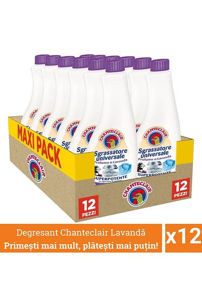 chante clair Promo Pack 12 X Chanteclair Universal Degreaser With Lavender, Refill, 7200 Ml, Degreaser