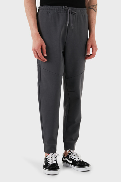 BOSS Pamuklu Regular Fit Normal Bel Ribanalı Paça Jogger Pantolon Erkek PANTOLON 50543860 027
