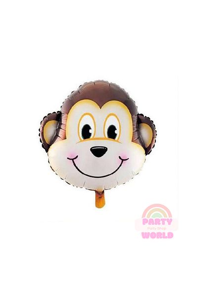 party world Monkey Head Foil Balloon – 34 Inch – Large Size – 1 Piece