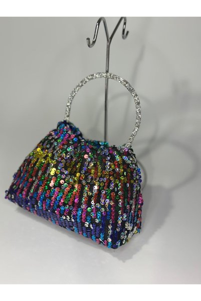 posst bag Sequin Portfolio Evening Dress Handbag