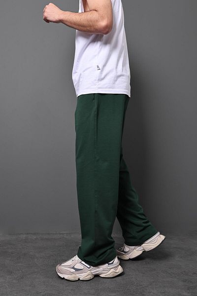 Slatra Men's Khaki Basic 2 Thread Baggy Fit Tracksuit