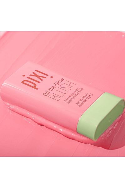 pixi On-The-Glow Blush Stick, Shade: Fleur, 9 Pieces, 19g