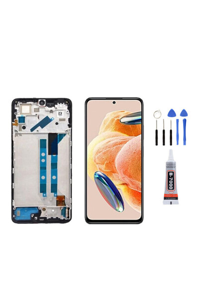 Genel Markalar Xiaomi Redmi Note 12 Pro 4G Çıtalı Uyumlu Ekran Lcd Dokunmatik Tamir Seti Hediyeli