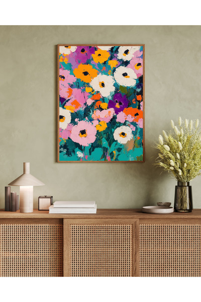 woodhomeworks Tek Parça Salon Ofis Dekor Tablo Ttk