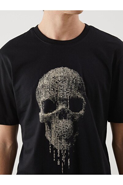 LC Waikiki Ανδρικό μπλουζάκι με στάμπα XSIDE Crew Neck (S5)