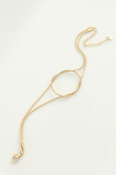 Skygo 316L Steel Gold Color Knot Model Bracelet - Tj-Bb6042