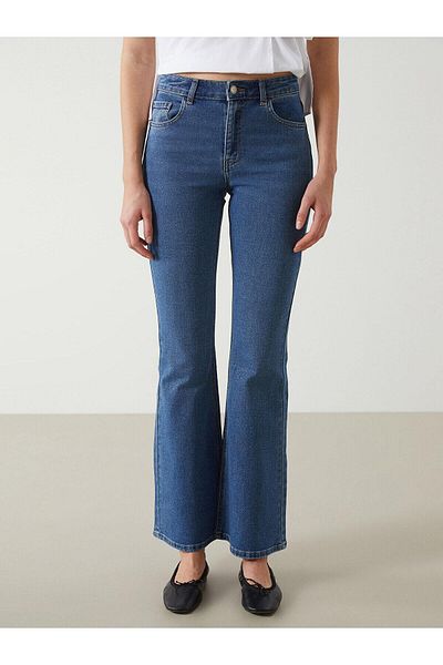 LC Waikiki LCW Jeans Mars Flare Pantaloni de jeans pentru femei (S5)