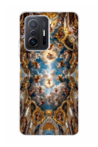 moonset Xiaomi Mi 11T / Mi 11T Pro Uyumlu Sanat Tasarımlı Baskılı Şeffaf Tele...