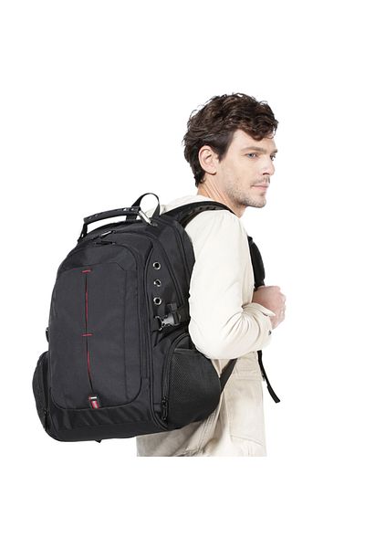 BANGE Smart backpack for men, with 15.6 inch laptop compartment, casual model, USB port BANGE