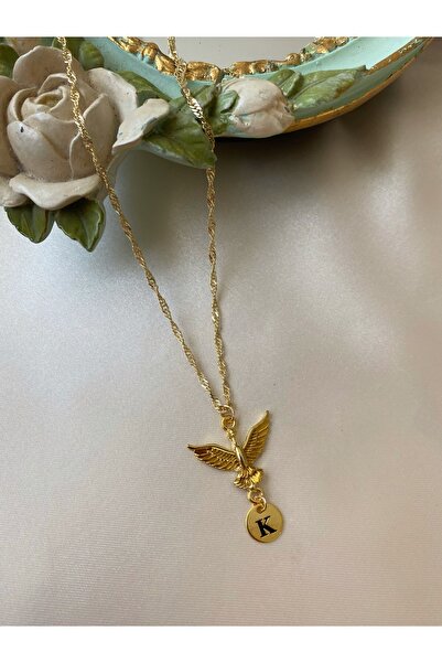 Asia by Leuvoié Asia By Leuvoie Altın Kaplama K Harfli Anka Kuşu Kolye