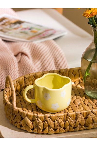 LC Waikiki Lcw Home Flower Printed Ceramic Mug 300 ml (S5)