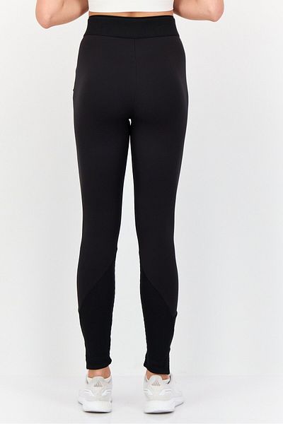 adidas Women Sportswear Fit Brand Logo Outdoor Leggings, Black