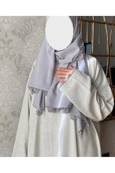 Nimet Abla Butik Hand Embroidered Prayer Robe Suit