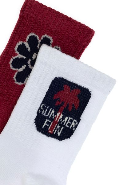 U.S. Polo Assn. Girl's Cherry Socket Socks 50311328 -Vr223