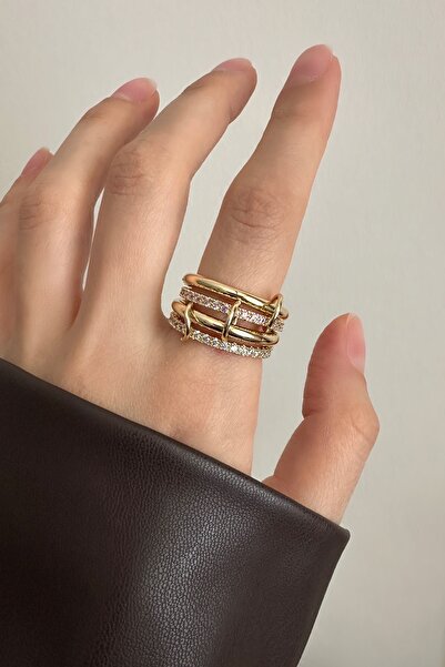 Okko Store حلقة مجمعة من 4 أحجار