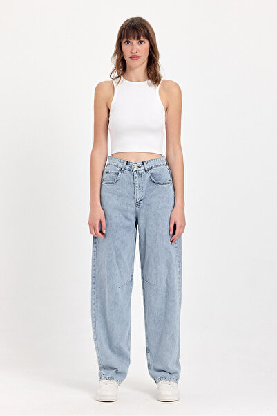 JBC Γυναικείο ελαστικό πλεκτό εσώρουχο με γιακά με κορδόνια