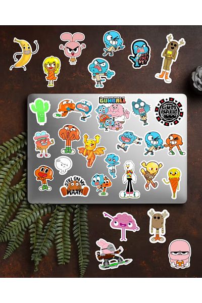 Studio D arte DIY KIT Gumball Sticker Phone Labtop Tablet Agenda Clipboard Diary Notebook Journal Sticker Label