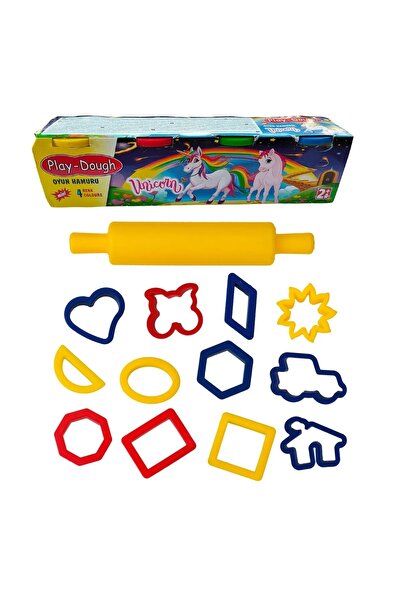 AKSAN مجموعة صلصال لعب صغيرة مع 4 ألوان و12 قالب - مجموعة صلصال لعب ملونة - ع...