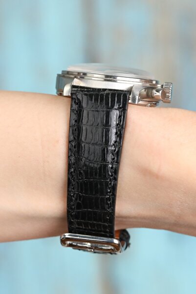 Onywatch 20mm Gerçek Kertenkele Derisi Kordon 20 mm Deri Kordon 20 mm Deri Ka...
