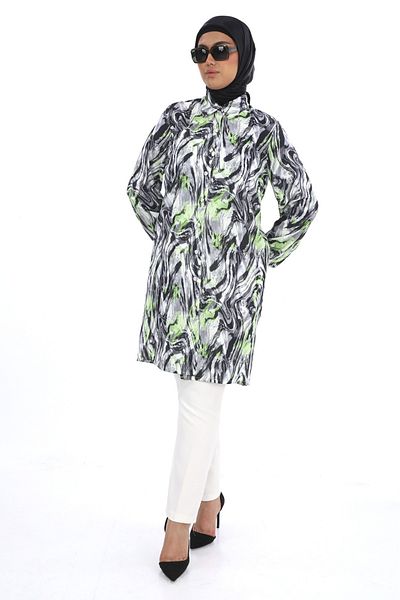 TUNİK Women's Patterned Hijab Tunic