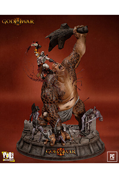 Poly Collectibles Kratos - God of War III Diorama Exclusive Collectibles Figu...