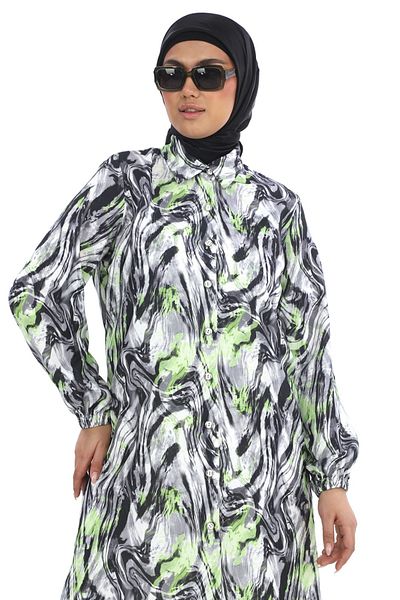 TUNİK Women's Patterned Hijab Tunic