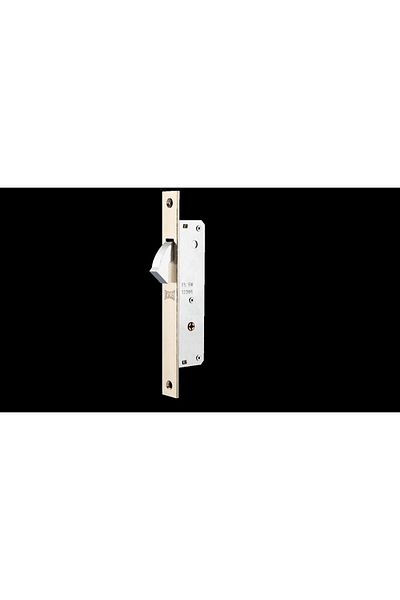 KALE 201f Sliding Door Lock-Prazis Cylinder-3 Keyed-Nickel (20 Mm)