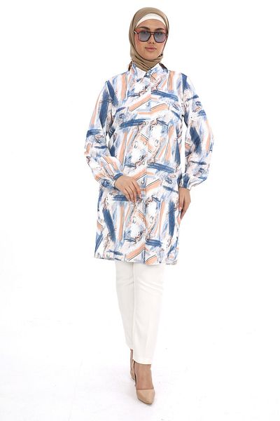TUNİK Women's Patterned Hijab Tunic