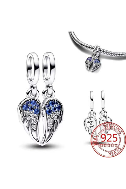 Hector&Co. Jewellery Gümüş Melek Kanatları Ayrılabilir Sallantılı Charm