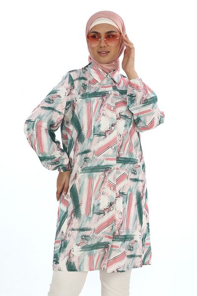TUNİK Women's Patterned Hijab Tunic