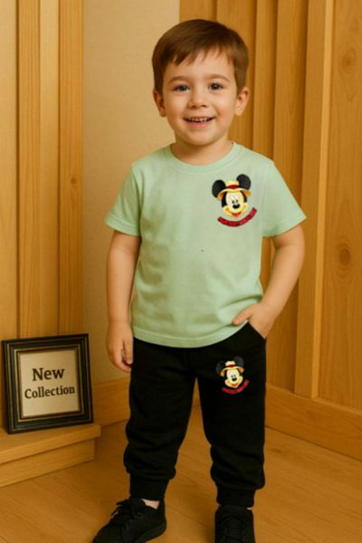 BEREKET BABY Boys' Cotton Double Suit Daily Comfortable Clothing – 1-6 Years