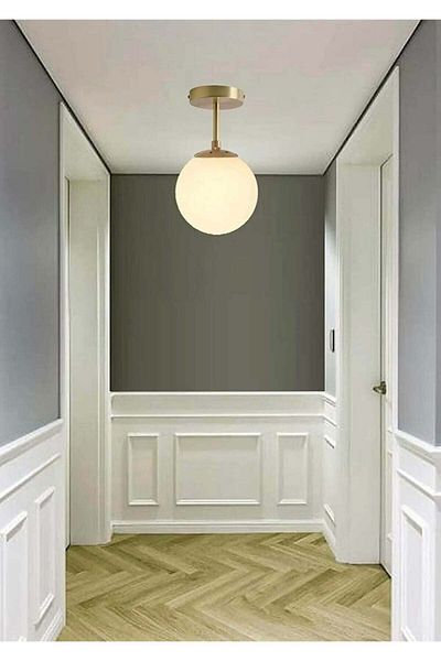 OSC HOME AYDINLATMA TASARIM Mini Modern Sports Tumbled - Paint Hall - Kitchen Single Chandelier 1 Piece